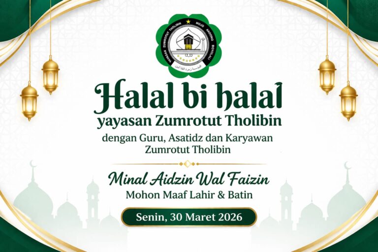Halalbihalal Yayasan Zumrotut Tholibin Bersama Ustadz, Guru, Karyawan, dan Komite Madrasah