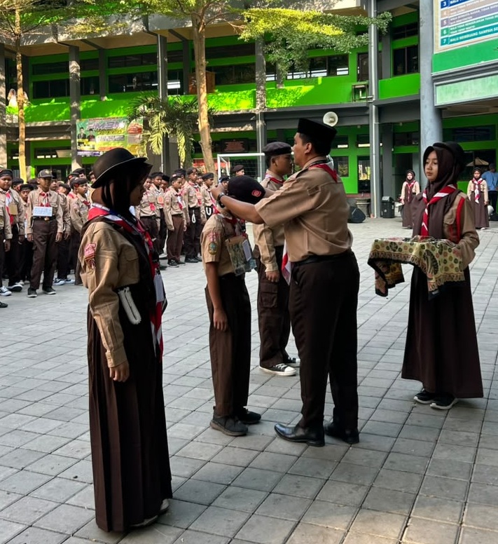 Sambut Generasi Berkarakter, MTs Ma’arif Andong Gelar Kegiatan Penerimaan Tamu Penggalang (PTP) 2026